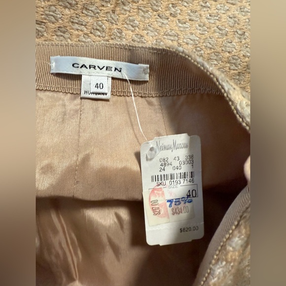 Carven Tweed High Waisted Shorts Size 40 New With Tags - Picture 4 of 5